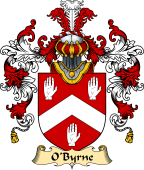 Irish Family Coat of Arms (v.25a) O'Byrne