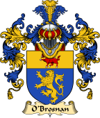 Irish Family Coat of Arms (v.25a) O'Brosnan