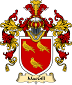 Irish Family Coat of Arms (v.25a) MacGill (Ballynester)