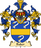 Irish Family Coat of Arms (v.25a) Baker
