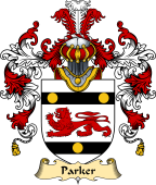 Irish Family Coat of Arms (v.25a) Parker