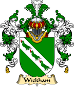 Irish Family Coat of Arms (v.25a) Wickham or Wycomb