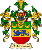Irish Family Coat of Arms (v.25a) O'Heffernan
