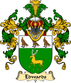 Irish Family Coat of Arms (v.25a) Edwards