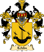 Irish Family Coat of Arms (v.25a) Echlin