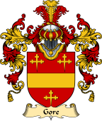 Irish Family Coat of Arms (v.25a) Gore