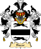 Irish Family Coat of Arms (v.25a) Biscoe