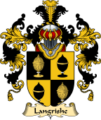 Irish Family Coat of Arms (v.25a) Langrishe