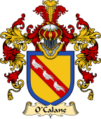 Irish Family Coat of Arms (v.25a) O'Calane or Callan