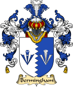 Irish Family Coat of Arms (v.25a) Bermingham