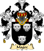 Irish Family Coat of Arms (v.25a) Magee or MacGee