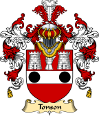 Irish Family Coat of Arms (v.25a) Tonson
