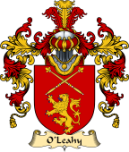 Irish Family Coat of Arms (v.25a) O'Leahy
