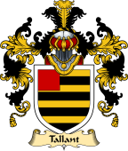 Irish Family Coat of Arms (v.25a) Tallant or Tallon