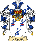 Irish Family Coat of Arms (v.25a) O'Hanna