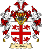 Irish Family Coat of Arms (v.25a) Goulding or O'Goilin