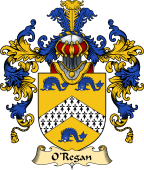 Irish Family Coat of Arms (v.25a) O'Regan