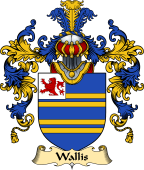 Irish Family Coat of Arms (v.25a) Wallis