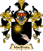 Irish Family Coat of Arms (v.25a) MacBrady