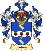 Irish Family Coat of Arms (v.25a) Jenison or Jenyson