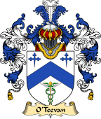 Irish Family Coat of Arms (v.25a) O'Teevan