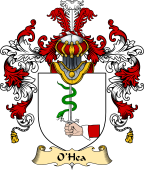 Irish Family Coat of Arms (v.25a) O'Hea