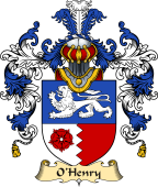 Irish Family Coat of Arms (v.25a) O'Henry