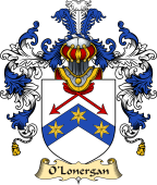 Irish Family Coat of Arms (v.25a) O'Lonergan