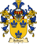 Irish Family Coat of Arms (v.25a) Betham
