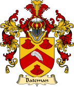 Irish Family Coat of Arms (v.25a) Bateman