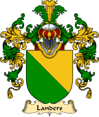 English Family Coat of Arms (v.25) Lander (s)