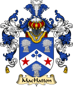 Irish Family Coat of Arms (v.25a) MacHatton or MacIlhatton