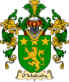 Irish Family Coat of Arms (v.25a) O'Mulcahy or Caughey