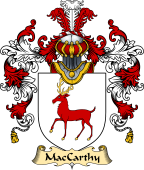 Irish Family Coat of Arms (v.25a) MacCarthy or Carty