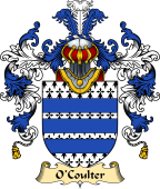 Irish Family Coat of Arms (v.25a) O'Coulter or Colter