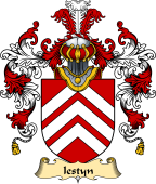 Welsh Family Coat of Arms (v.25) Iestyn (FARCHOG, ruler of Glamorgan)