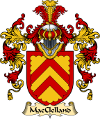 Irish Family Coat of Arms (v.25a) MacClelland