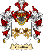 Irish Family Coat of Arms (v.25a) O'Collins or Cullane