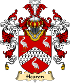 Irish Family Coat of Arms (v.25a) Hearon or Hearn