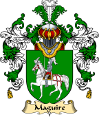 Irish Family Coat of Arms (v.25a) MacGuire or Maguire