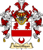 Irish Family Coat of Arms (v.25a) MacGilligan