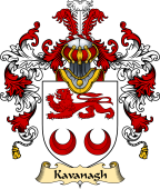 Irish Family Coat of Arms (v.25a) Kavanagh