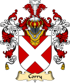 Irish Family Coat of Arms (v.25a) Corry