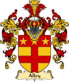 Irish Family Coat of Arms (v.25a) Alley