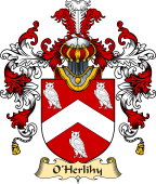 Irish Family Coat of Arms (v.25a) O'Herlihy