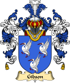 Irish Family Coat of Arms (v.25a) Gibson