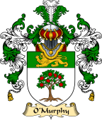 Irish Family Coat of Arms (v.25a) O'Murphy or Morchoe