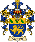 Irish Family Coat of Arms (v.25a) Costigan