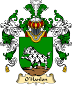Irish Family Coat of Arms (v.25a) O'Hanlon