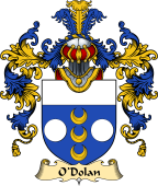 Irish Family Coat of Arms (v.25a) O'Dolan II